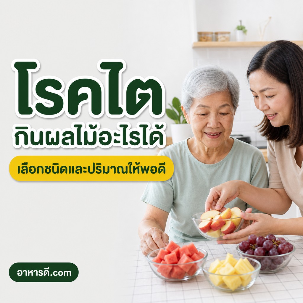 โรคไตกินผลไม้อะไรได้บ้าง กินแค่ไหนถึงปลอดภัย