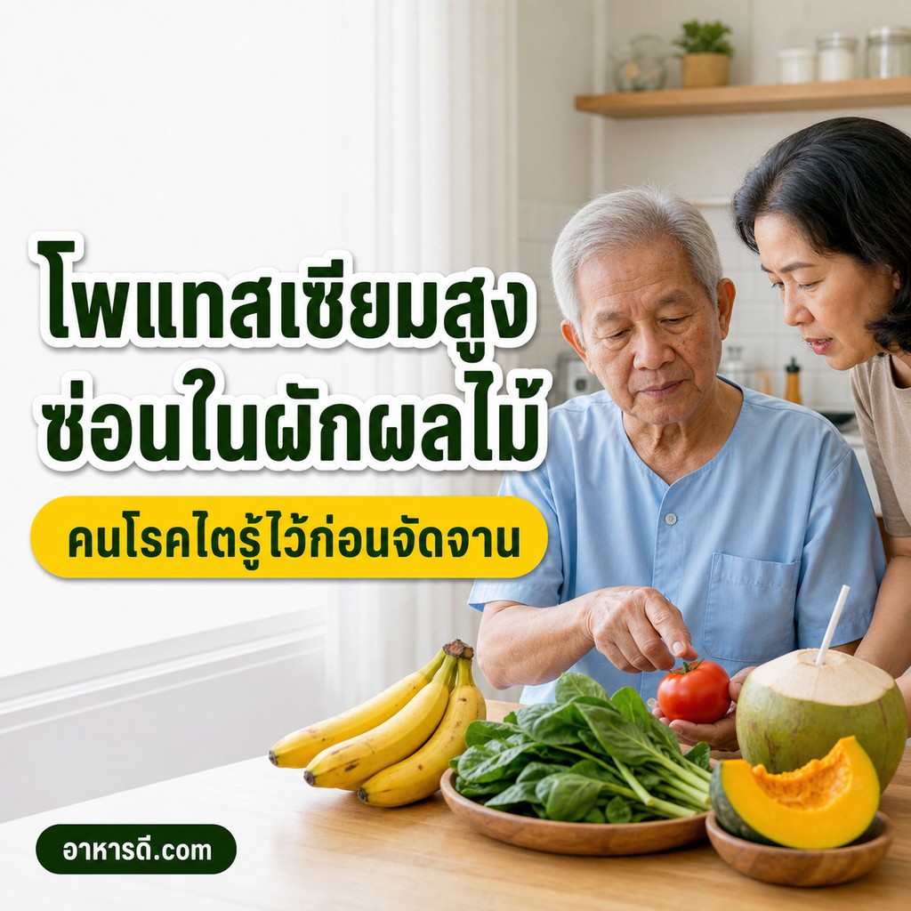 รวมผักผลไม้โพแทสเซียมสูง คนโรคไตต้องระวัง