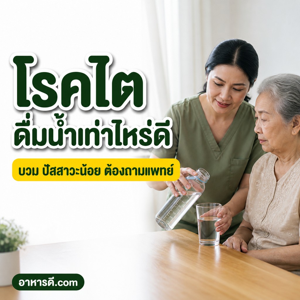 ผู้ป่วยโรคไตควรดื่มน้ำเท่าไหร่ บวม ปัสสาวะน้อย ต้องทำอย่างไร