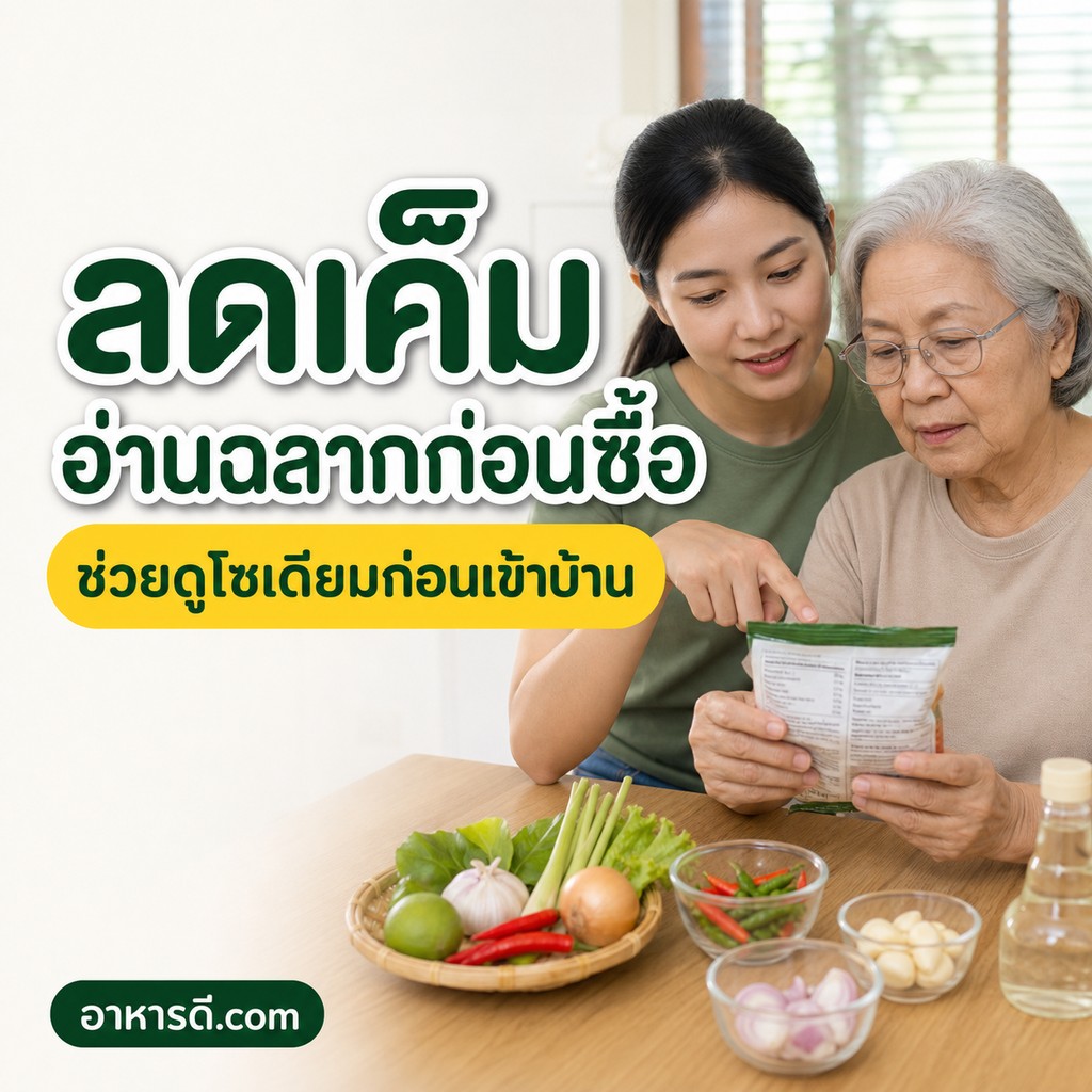 คนโรคไตกินโซเดียมได้เท่าไหร่ อ่านฉลากอาหารอย่างไร